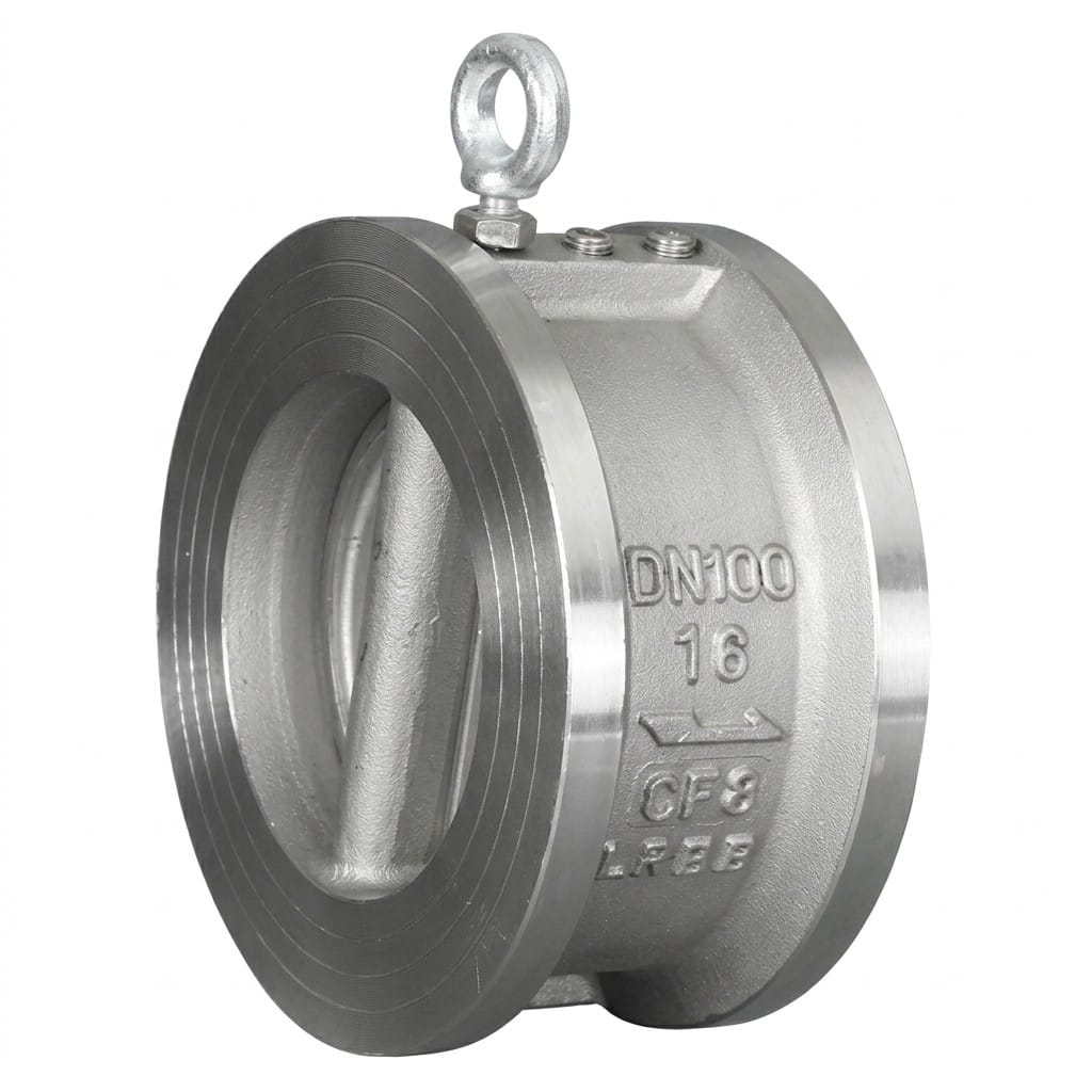 H76H/W wafer double disc swing check valve